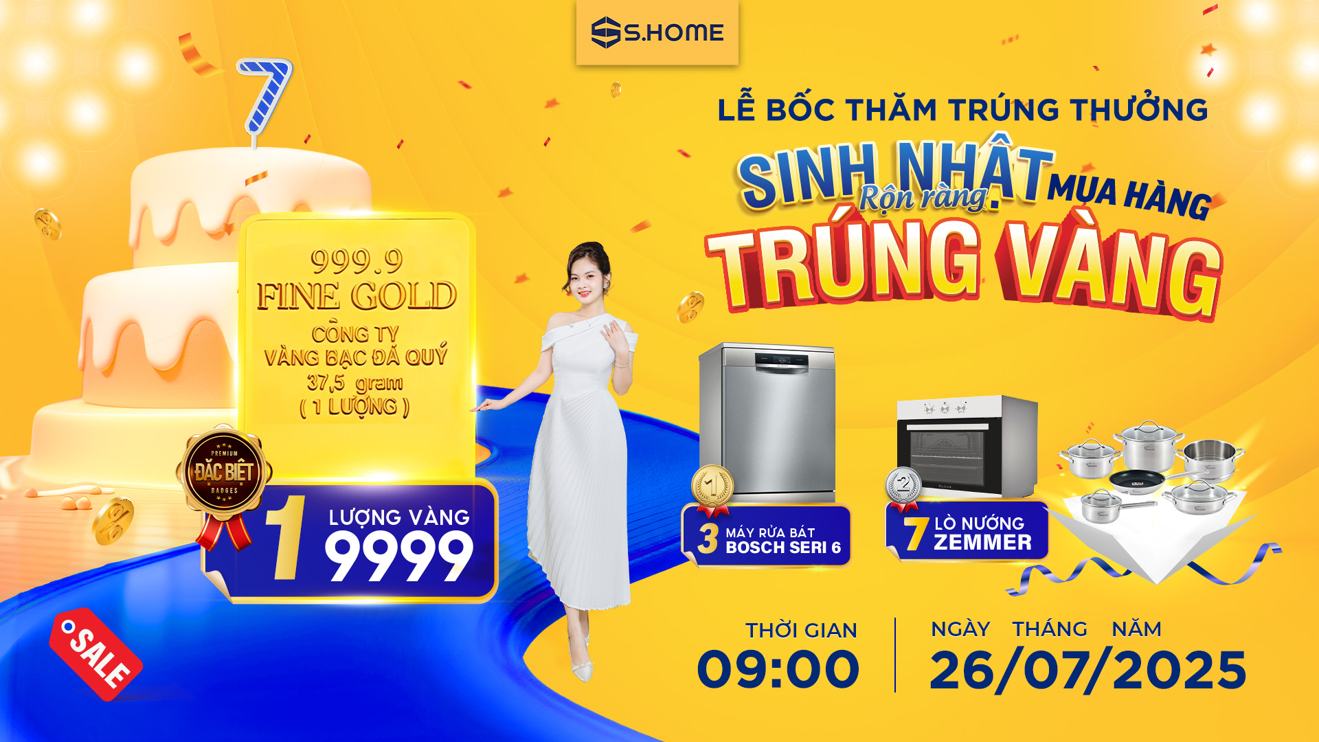 Lễ bốc thăm trúng thưởng chương trình "SINH NHẬT RỘN RÀNG - MUA HÀNG TRÚNG VÀNG"